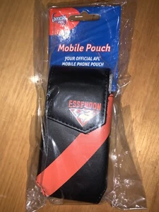 AFL ESSENDON BOMBERS VINTAGE Mobile Phone Pouch - Premiers Heppell Stringer MCG - Picture 1 of 3