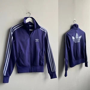 Vintage Retro Adidas Originals Women’s Purple Track-Top Size 10 - Picture 1 of 19