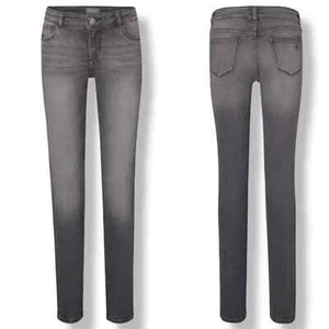 DL1961 Jeans Ragazza 16 Drizzle Grigio Chloe Skinny Sustain Fibra Botanica Elasticizzato NUOVO - Foto 1 di 11