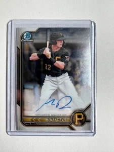 2022 Bowman Chrome AUTO Henry Davis #CPA-HD Pittsburgh Pirates - Picture 1 of 7