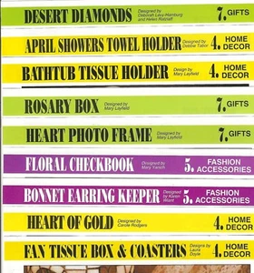 Annie's International Plastic Canvas Club, 17 Leaflets, Needlepoint, Home Decor - Picture 1 of 17