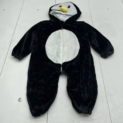 Qzerplay Black Fleece Penguin Jumpsuit Halloweeen Costume Toddler Size 2/3T New - Image 1 of 4