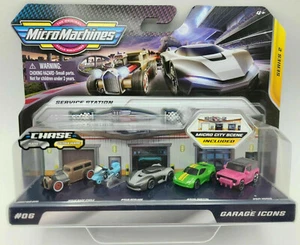 MICRO MACHINES SERIES 2: WORLD PACKS SET #06 GARAGE ICONS (5 VEHICLES) NEW 2020 - Picture 1 of 3