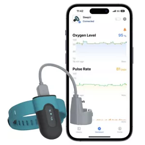 Pulsoximeter Handgelenk für CPAP Schlafapnoe Therapiegerät Schlaf-O2-Überwachung - Bild 1 von 14