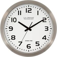 La Crosse Technology WT-3161WH 16inch 16" Atomic Wall Clock White Dial Brand New