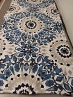 Threshold-Blue & White Shower Curtain-Never Used-72x72 Cotton