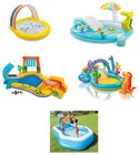 Outdoor Play Center Paddling Pool Inflatable Kids Swimming Pool Water Slide
