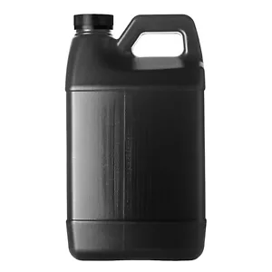 Brocca HDPE bottiglia F-Style 38/400 nera da 1 gallone con tappo a prova di bambino (128 once) - Foto 1 di 5