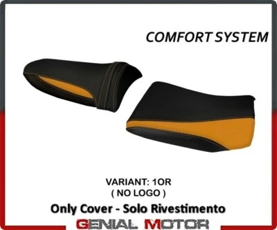 Pozzuoli 1 Comfort Saddle Cover Orange (OR)T.I. Kawasaki Z 1000 2003>2006 - Image 1 of 2