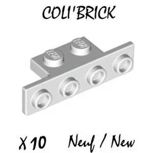 Lego 28802 - 10x Support / Bracket 1x2 1x4 - Blanc / White - New Neuf - Picture 1 of 1