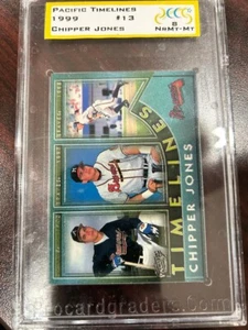 1999 Pacific Timelines Chipper Jones #13 Serial Numbered /199 Braves! PCCG - Picture 1 of 2