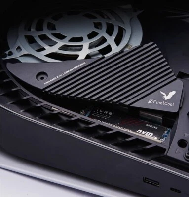 PS5 Special customization M.2 2280 nvme PCI-E SSD Cooling Heat sink fin Aluminum - Image 1 of 4