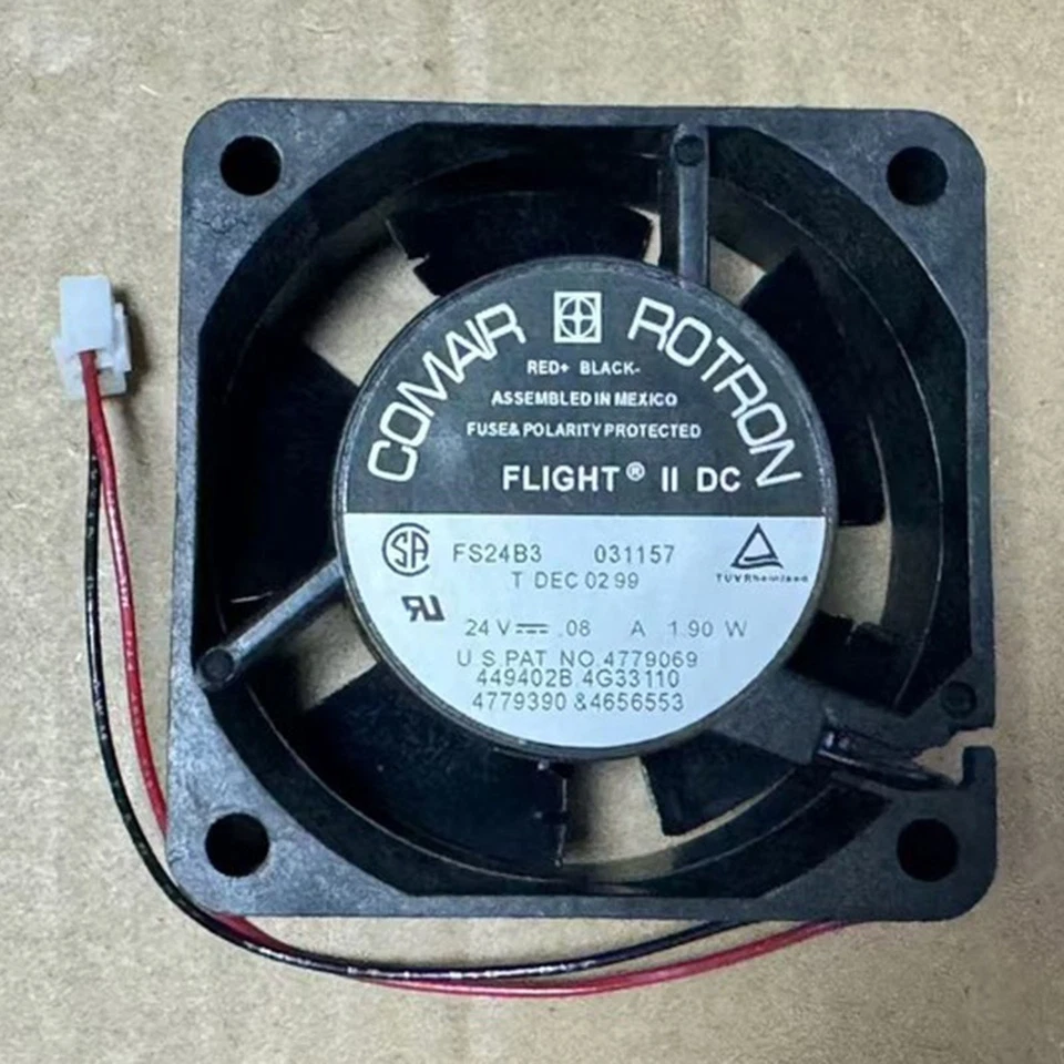 1PCS New COMAIR ROTRON FS24B3 24V 0.08A 1.90W 2-wire inverter cooling fan#QW - Image 1 of 1