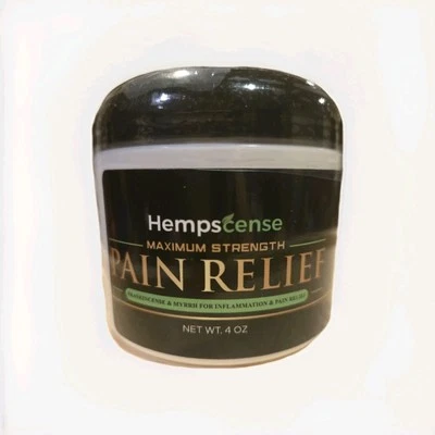 Loción para aliviar el dolor de cáñamo Hempscense incienso mirra apunta a ¡DOLOR NERVIOSO Y MÁS! Foto 1 de 4