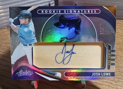 2022 Absolute Rookie Signatures On Bat Auto Josh Lowe /50 - Image 1 of 2