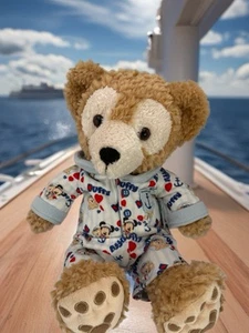 Rare Disney Parks & Cruise Duffy Bear; Sailor Nautical Pajamas Hidden Mickey 18” - Picture 1 of 20