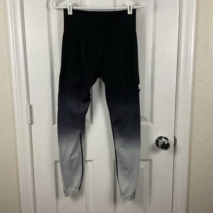 PINK by Victoria’s Secret Women’s Gray/Black Cool & Comfy Stretch Leggings Sz L - Picture 1 of 11