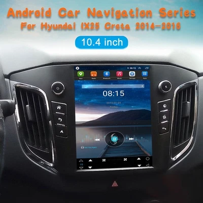 8+256G Car GPS Player For Hyundai IX25 Creta 2014-2016 Radio Stereo Android 14 - Image 1 of 4