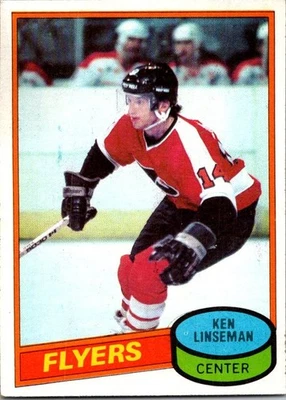 1980-81 Topps #24 Ken Linseman hockey card 7F - Image 1 of 2