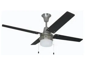 Litex UBW48BC4C1 Wakefield - 4 Blade Ceiling Fan with Light Kit - Brushed Chrome - Picture 1 of 23