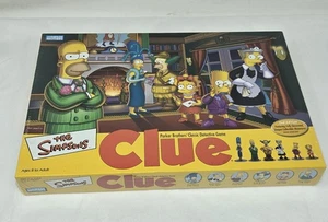 THE SIMPSONS CLUE PARKER BROTHERS CLASSIC DETECTIVE GIOCO DA TAVOLO 2A EDIZIONE NUOVO SIGILLATO - Foto 1 di 8