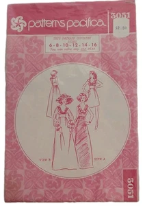 VINTAGE PATTERNS PACIFICA 3051  MISSES EVENING DRESS  SIZE 6-16 *UNCUT - Picture 1 of 2