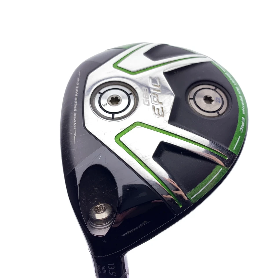 Used Callaway GBB Epic Sub Zero 3 Fairway Wood / 13.5 Deg / Stiff / Left-Handed - Image 1 of 4