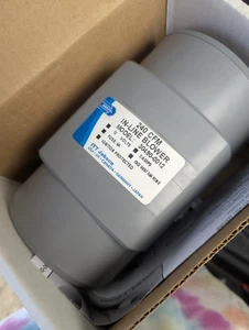 JABSCO IN-LINE BLOWER 240 CFM 5 Amp Iso 9097 Marine MODEL 30490-0012   - Picture 1 of 3