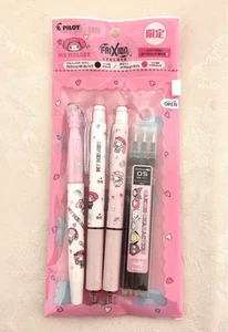 PILOT Frixion Pen Set Sanrio My Melody Hello Kitty Donki Japan Limited 2024 - Picture 1 of 4
