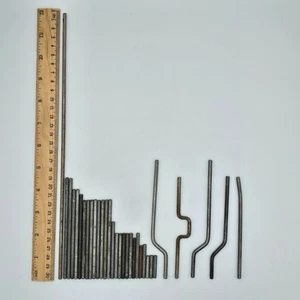 Vintage Meccano Axles & Rods Lot x32 – 1950s–70s Original Parts, 11.75" Long VGC - Picture 1 of 10