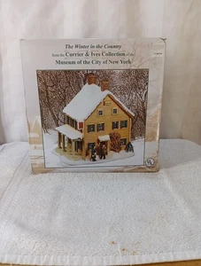 Currier & Ives Museum of the City of New York Winter in The Country-Light & BOX - Picture 1 of 23