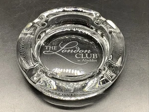 The London Club At The Aladdin Hotel Casino Las Vegas Glass Ashtray - Picture 1 of 4