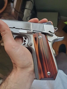 Red Tiger 1911 BOB-TAIL GRIPS American Handmade Ambi-fit - Picture 1 of 6