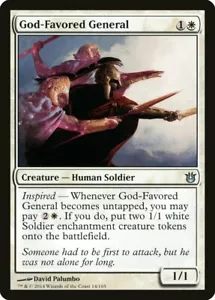 4 God-Favored General 4x x4 - NM/LP - Born of the Gods - SPARROW MAGIC - Picture 1 of 1