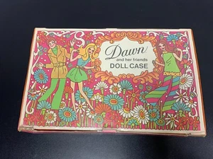 Estuche de almacenamiento para muñecas Dawn And Her Friends de colección años 70 juguetes hechos en EE. UU. - Imagen 1 de 5