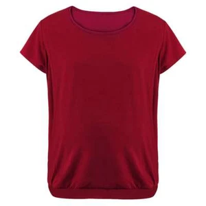 Maternity T-Shirt Short Sleeve Tops Pregnant Women Nursing Breastfeeding Blouse - Picture 1 of 15