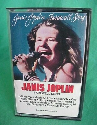 Janis Joplin FAREWELL SONG Cassette 1982 CBS Inc. - Image 1 of 2
