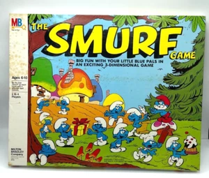 VINTAGE THE SMURFS Classic Board Game 1981 Milton Bradley No. 4113 - Picture 1 of 19