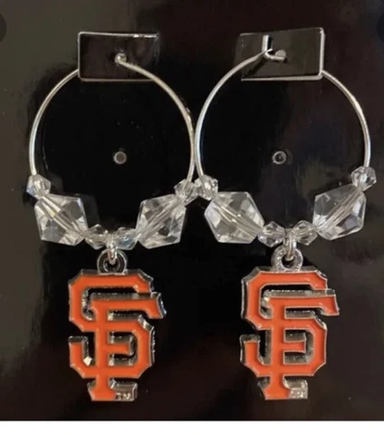MLB San Francisco Giants Dangle bead Earrings Cover