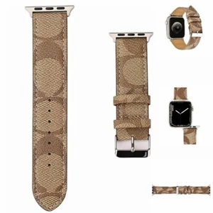 Convient pour Coach Apple Watch S10 / 9 / 8 / 7 Bracelet Luxe Mode Neuf - Photo 1 sur 15