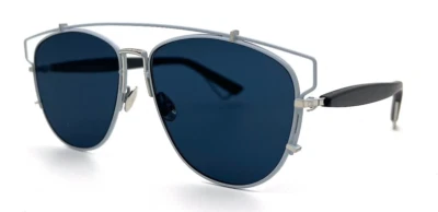 NUEVAS GAFAS DE SOL CHRISTIAN DIOR 0PQXA9 AZUL PLATA NEGRO AUTÉNTICAS 57-14 MM Foto 1 de 4