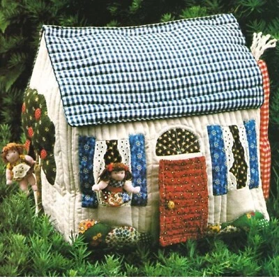 Dollhouse and Small Dolls Vintage Sewing Pattern - Image 1 of 2