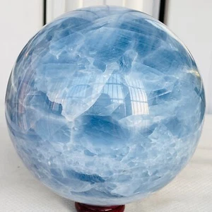 2720 g natürliche blaue Celestit Kristallkugel Kugel Heilung Madagaskar - Bild 1 von 12