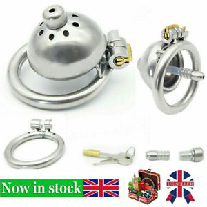 Lock Metal Stainless Steel Male Chastity Device Belt Super Small Short Cage Ring