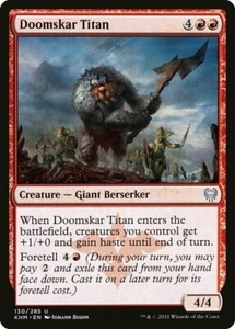 DOOMSKAR TITAN X 4 N/M- KALDHEIM MAGIC THE GATHERING - Picture 1 of 1