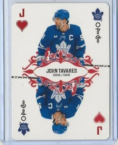 John Tavares 2023-24 O-Pee-Chee Jack Of Hearts Playing Card Toronto Maple Leafs! - Bild 1 von 2