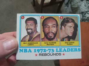 Wilt Chamberlain 1973-74 Topps - League Leaders  Nate Thurmond, Dave Cowens