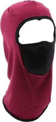 Однотонная маска ниндзя с сетчатой передней балаклавой - Изображение 1 из 4