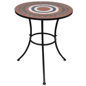 Bistro Table Terracotta Mosaic 60cm Outdoor Patio Garden Balcony Plant Stand - Picture 1 of 5