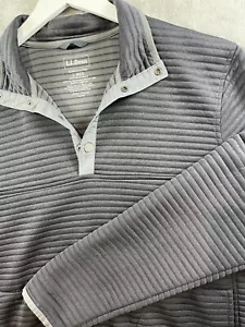 LL Bean Herren Airlight Strick Pullover Sweatshirt Alloy Grau Gr. L Freizeit Outdoor - Bild 1 von 6